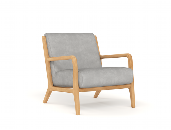 Ryder Charcoal Corduroy Velvet Armchair