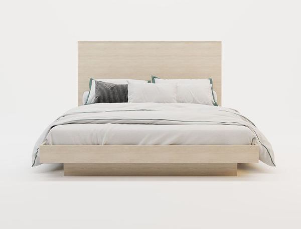 Altair Natural Wooden King Single Bed Frame