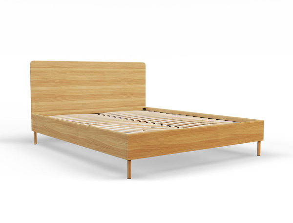 Ari Wooden Natural King Bed Frame