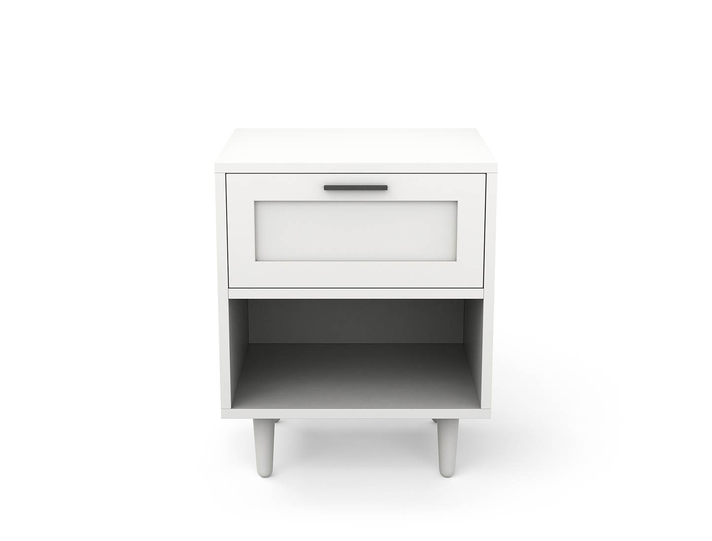 Kenzo White Bedside Table