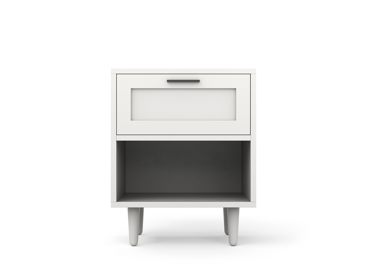 Kenzo White Bedside Table