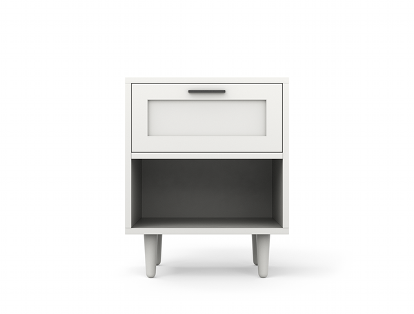 Kenzo White Bedside Table