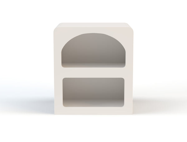 Amara White Bedside Table