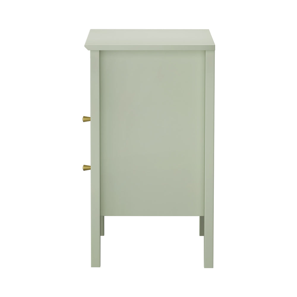 Avalon Green Bedside Table