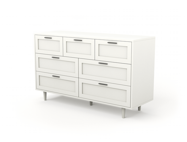 Kenzo White 7 Chest of Drawers