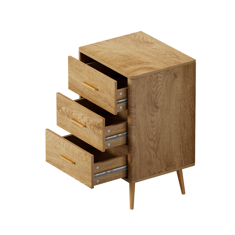Willow 3 Chest of Drawers Tallboy Natural