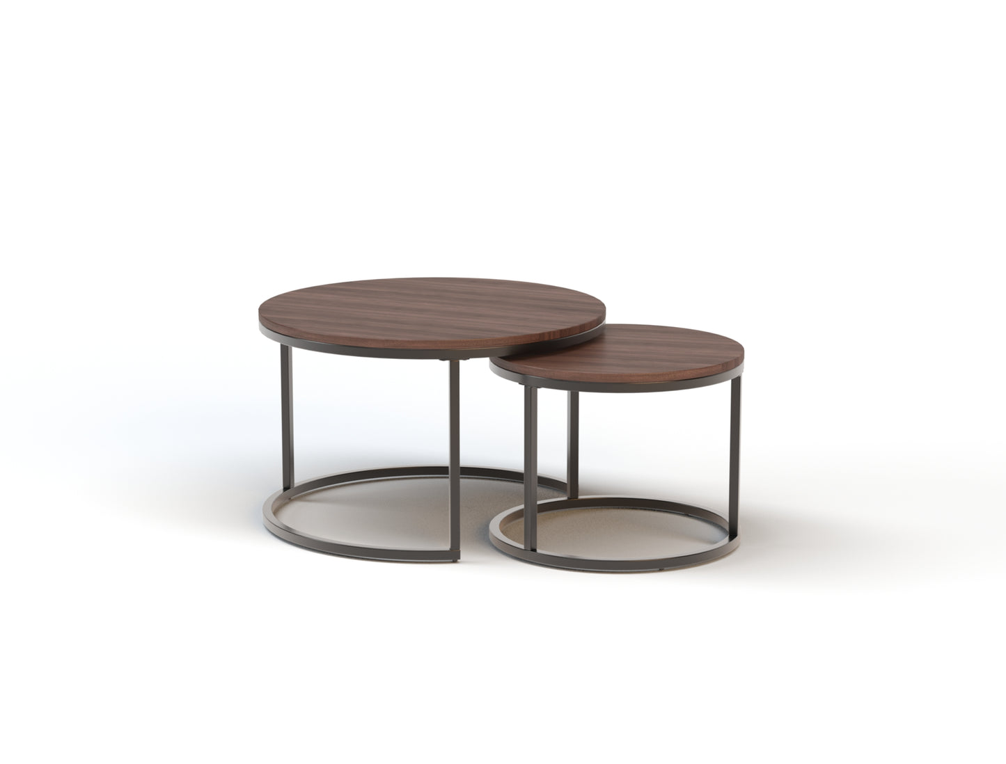 Boston Walnut Nesting Coffee Table