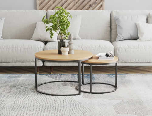 Boston Natural Nesting Coffee Table