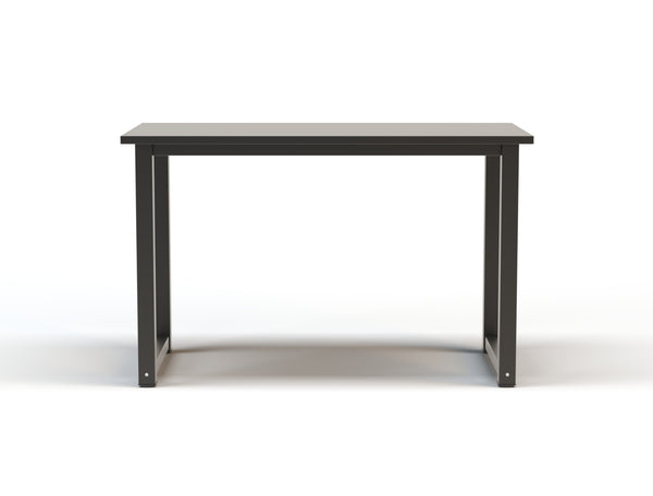 Aston Office Desk 120cm Black Top / Black Frame