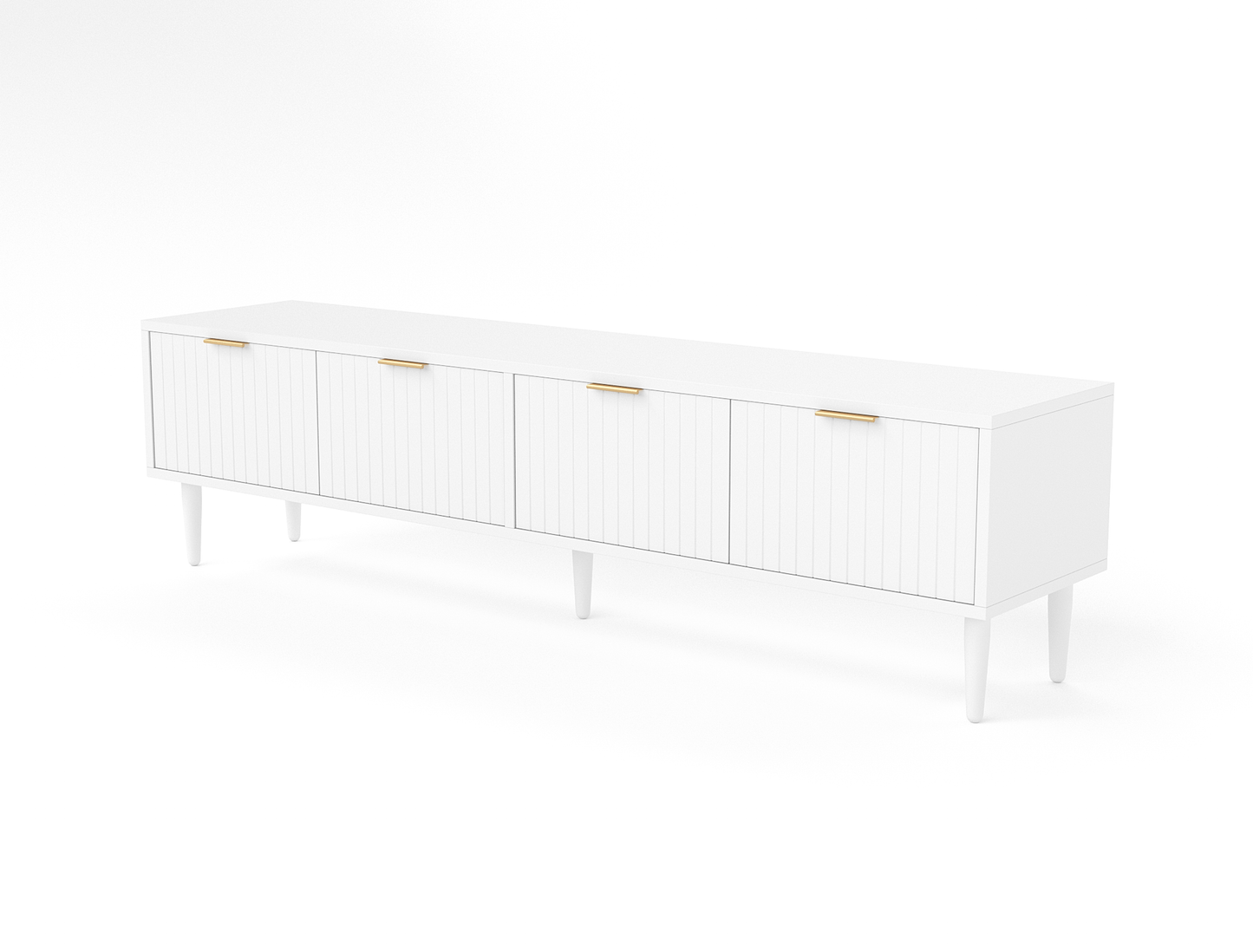 Lyndell White TV Unit 180cm