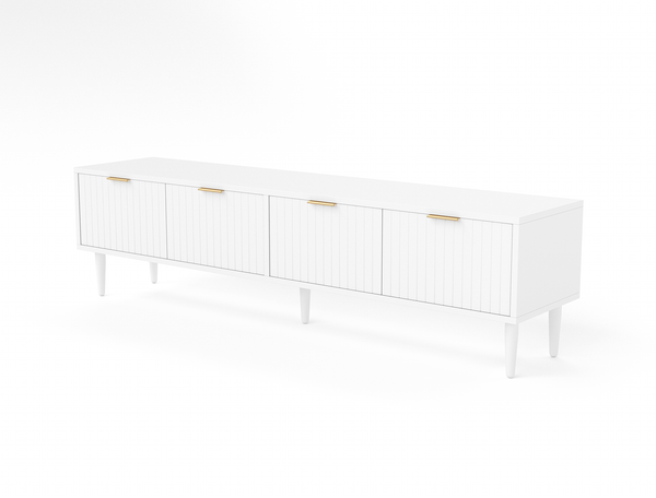 Lyndell White TV Unit 180cm