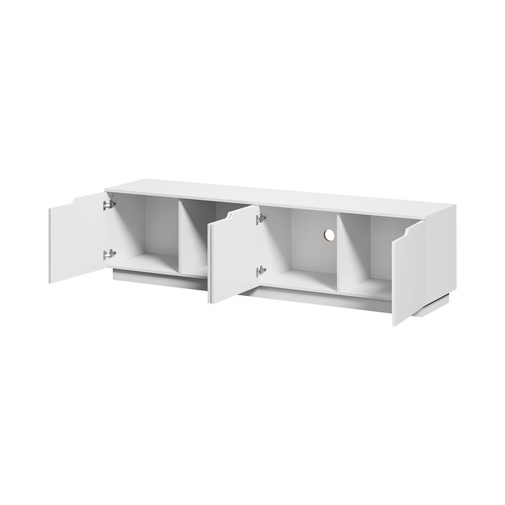 Lucas Wooden White Entertainment Unit 180cm