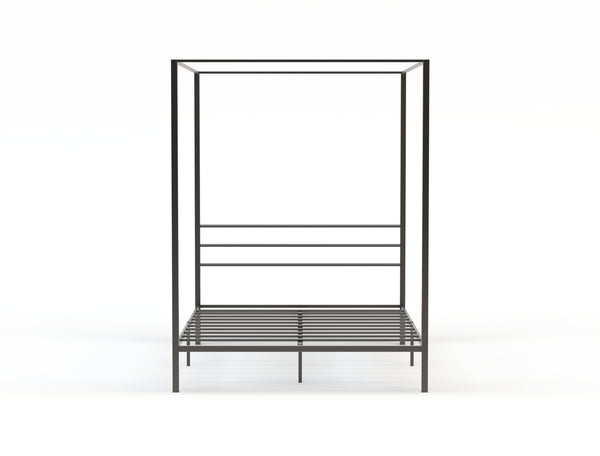 Hero Canopy Metal Black Bed Frame