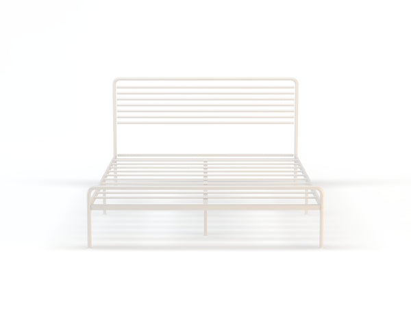 Bailey White Metal Bed Frame