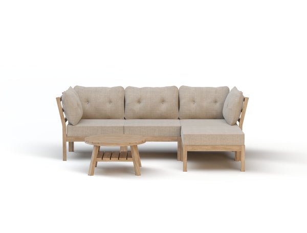 Felix 5 Piece Outdoor Wooden Lounge Set