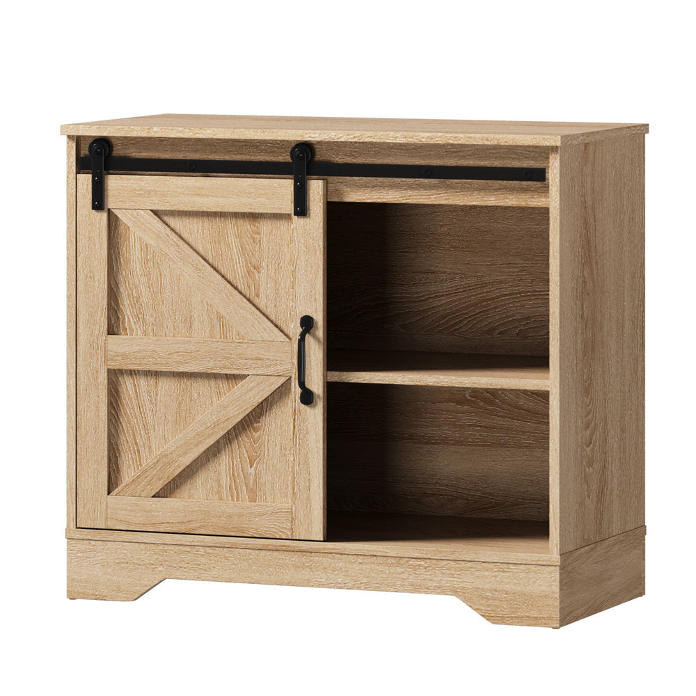 Harbor 2x Buffet Sideboard Cabinet Storage Cupboard Oak