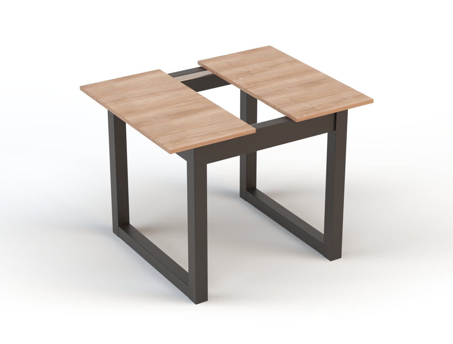 Ivory Extendable Dining Table 80 - 120cm