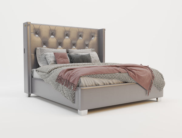 Empress Silver Bed Frame