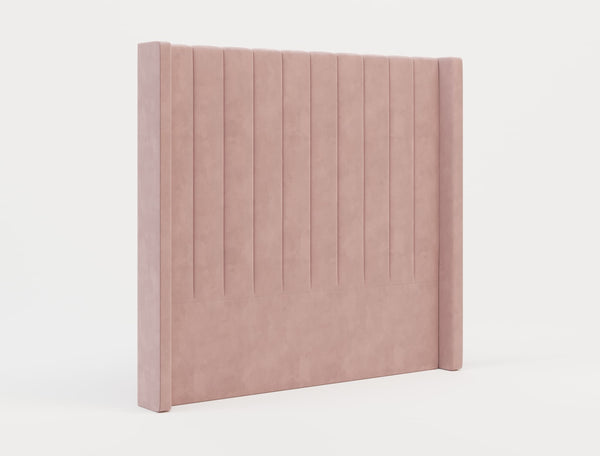 Jacob Pink Velvet Bed Head