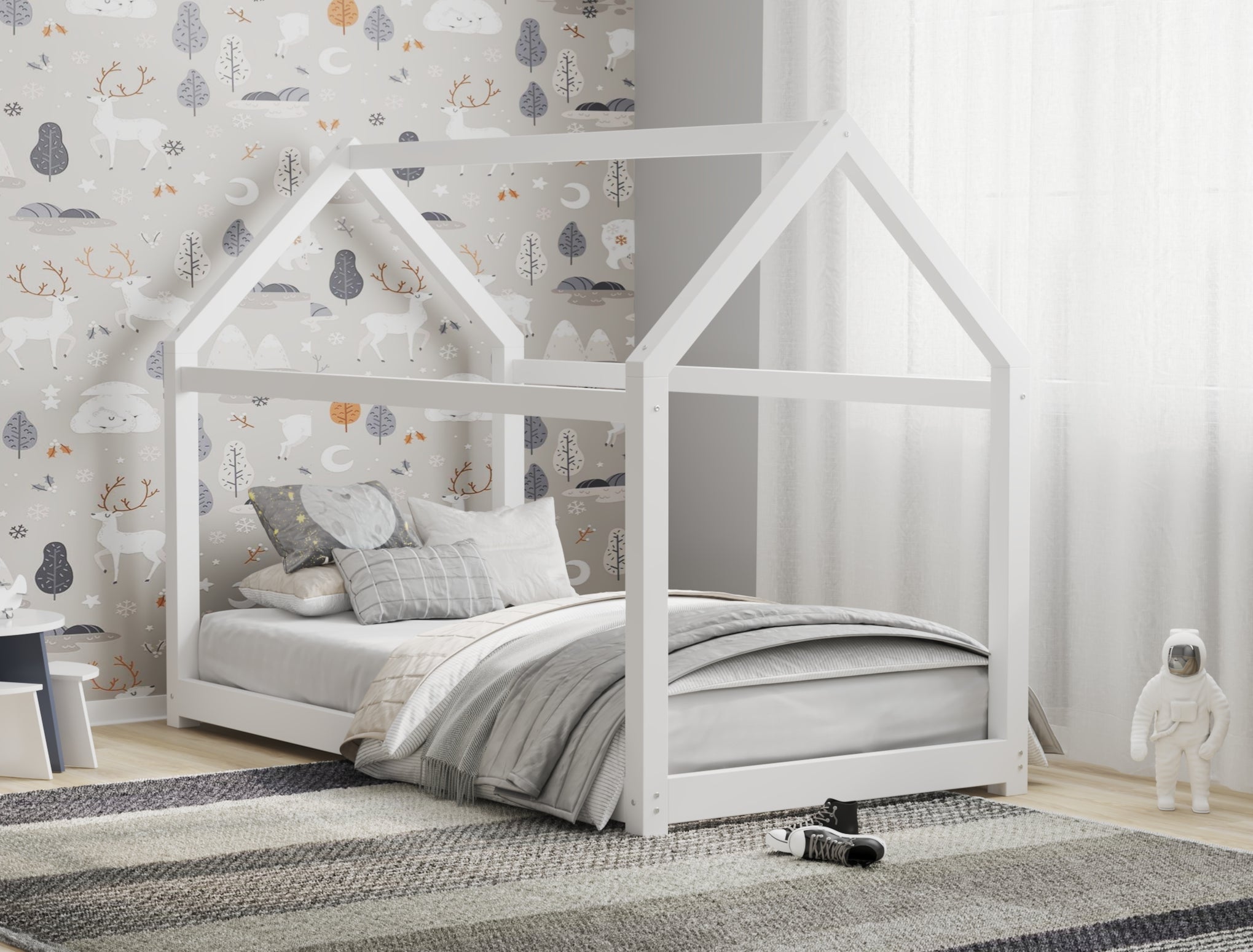 Toddlers / Kids House Bed Frame — ISAAK