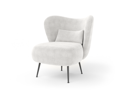 Ryder Beige Corduroy Velvet Armchair