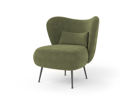 Ryder Green Corduroy Velvet Armchair