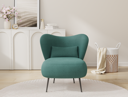 Ryder Green Fabric Armchair