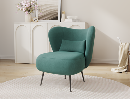 Ryder Green Fabric Armchair