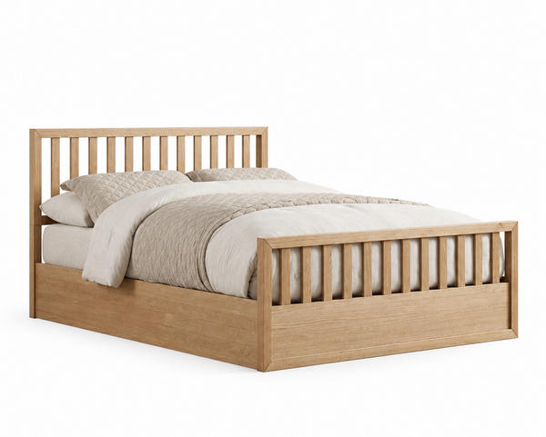 Mariadel Wooden Natural Gas Lift Bed Frame