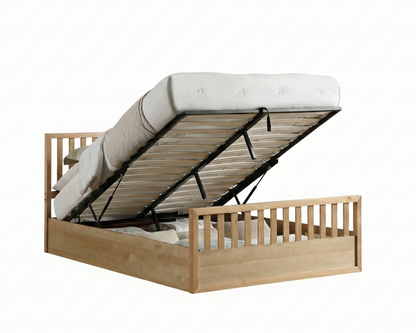 Mariadel Wooden Natural Gas Lift Bed Frame