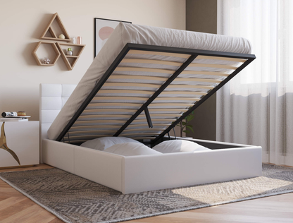 top view of a double bed frame in a bedroom from Isaak