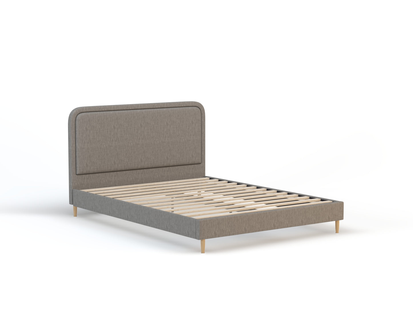 Felix Grey Fabric Bed Frame