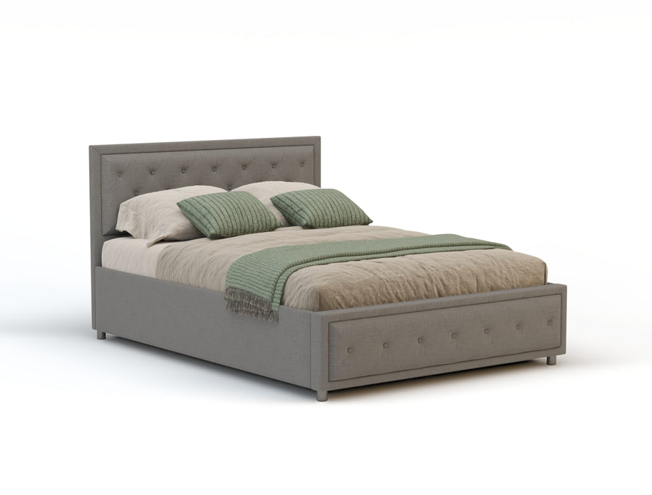 Aydan Grey Fabric Gas Lift Bed Frame