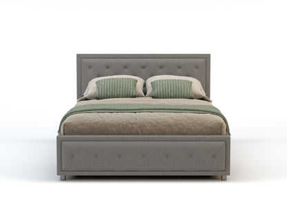 Aydan Grey Fabric Gas Lift Bed Frame