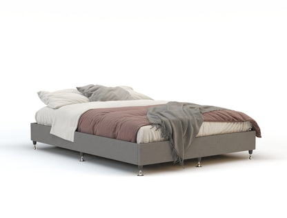 Philipo Grey Fabric Ensemble Bed Frame