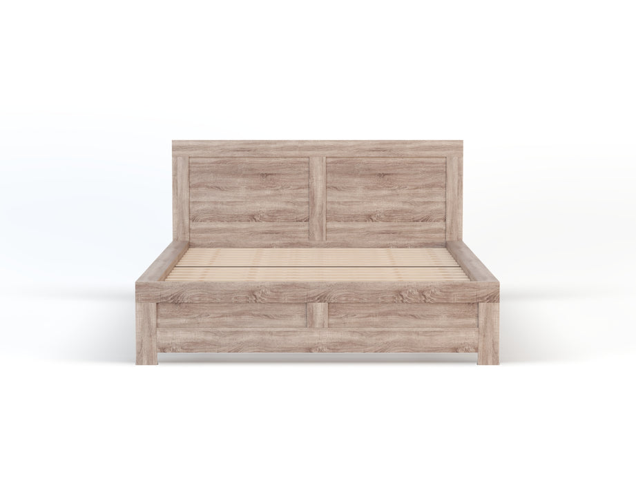 Beckham Wooden Light Oak Bed Frame