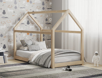 Parker Natural Pine Kid House Bed