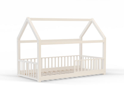 Evans White Pine Kid House Bed