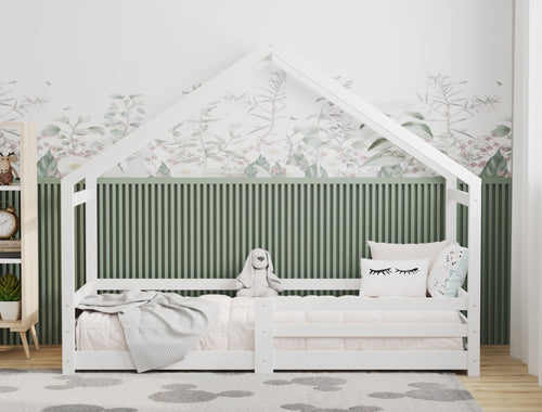 Cooper White Pine Kid House Bed