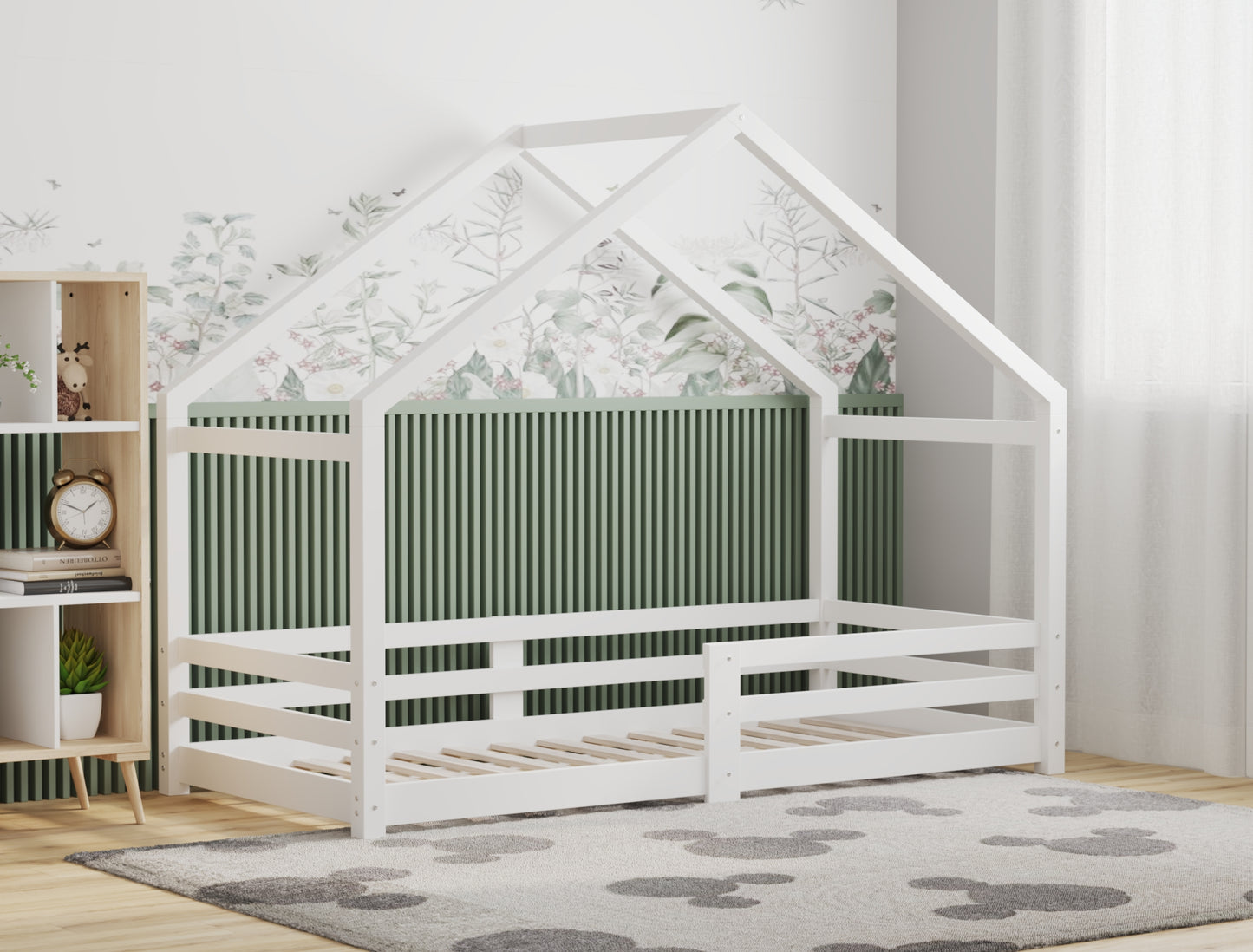 Cooper White Pine Kid House Bed