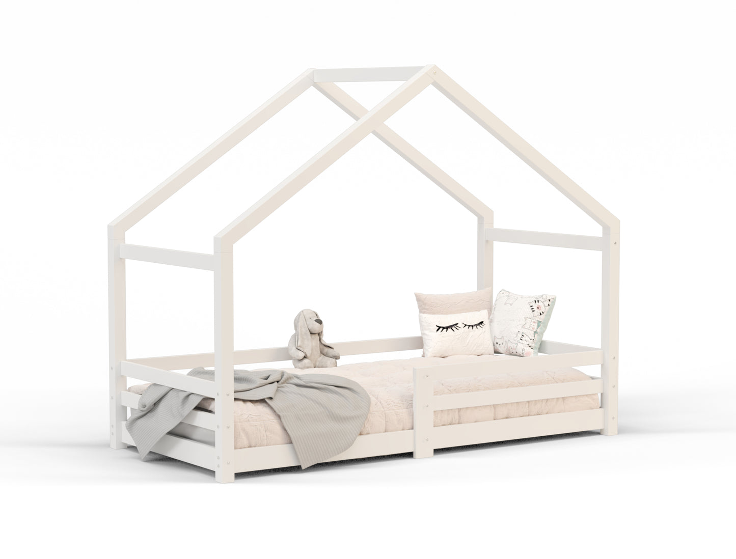 Cooper White Pine Kid House Bed