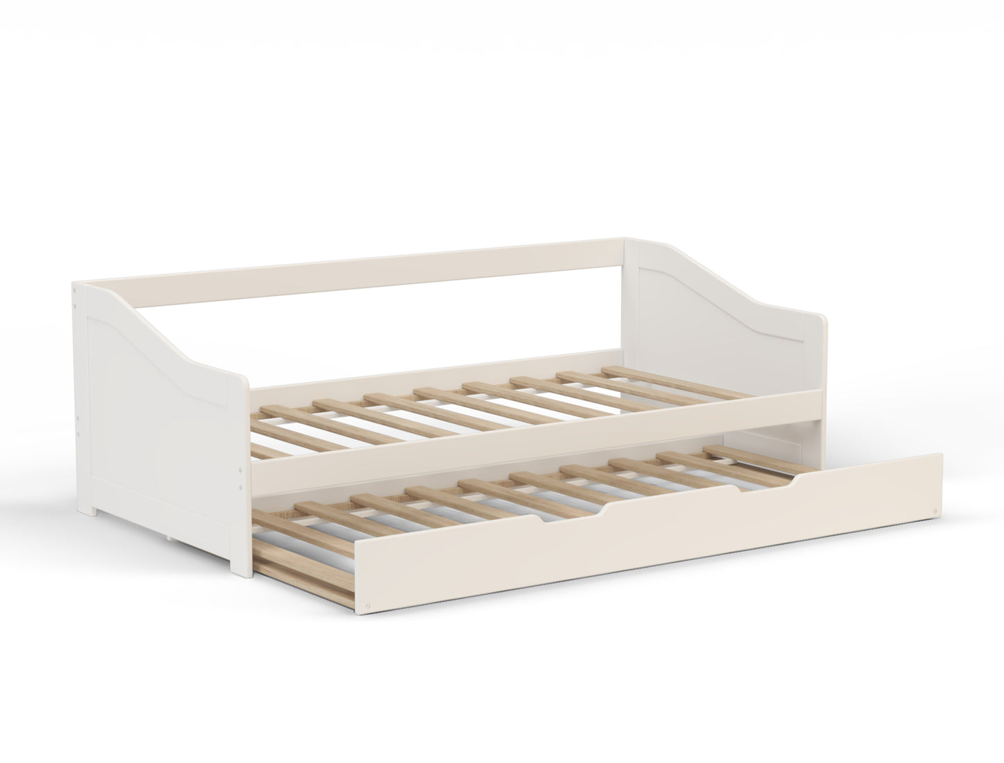 Tommy White Wooden Trundle