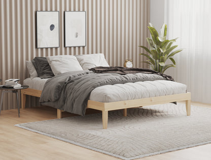 Charlie Wooden Natural Bed Frame