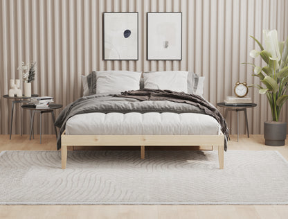 Charlie Wooden Natural Bed Frame