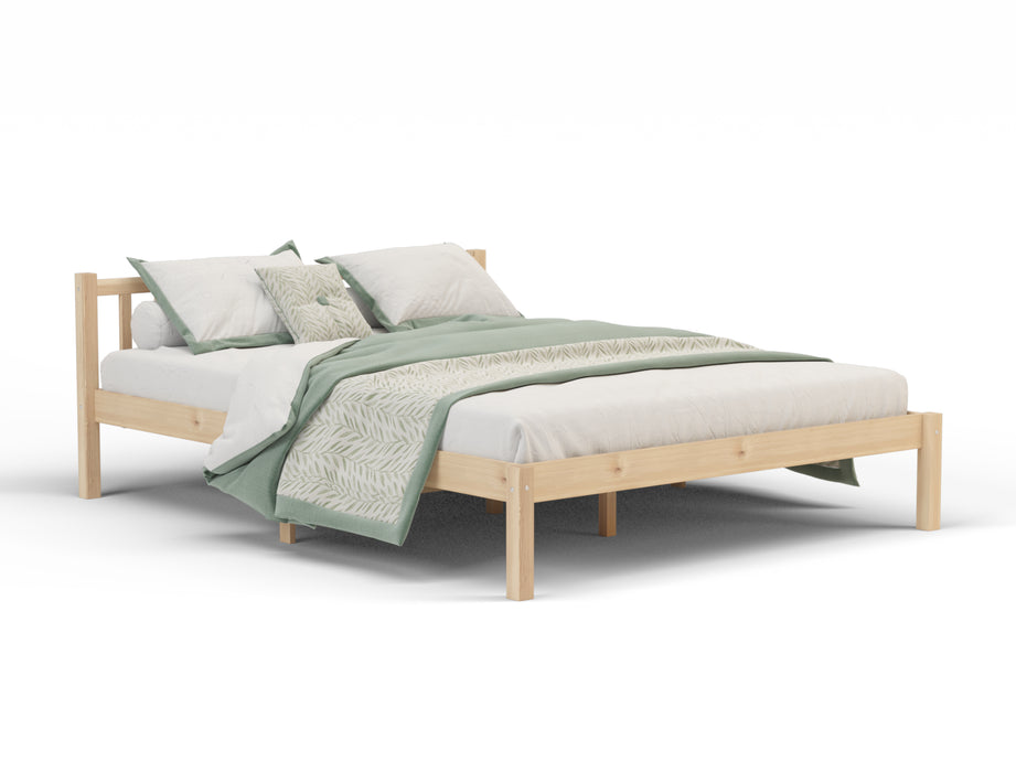 Cooper Wooden Natural Bed Frame