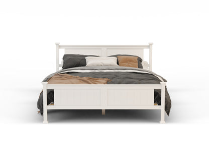 Serena Wooden White Bed Frame