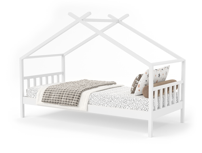 Izumi White Pine Kid House Bed