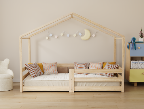 Cooper Natural Pine Kid House Bed