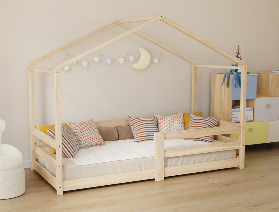 Cooper Natural Pine Kid House Bed