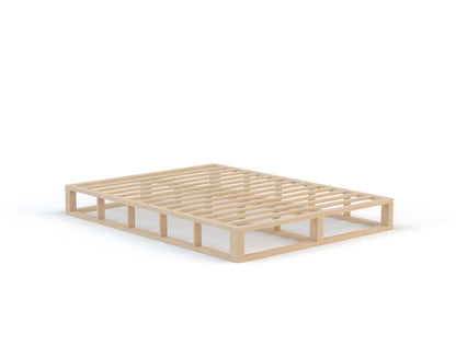 Kingston Natural Wooden Platform Bed Frame